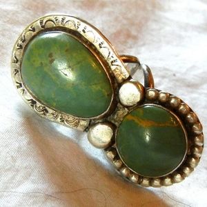 Vintage turquoise ring size 7